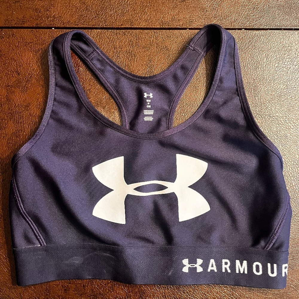 Under Armour Sports Bra.  Navy Blue. Size Small